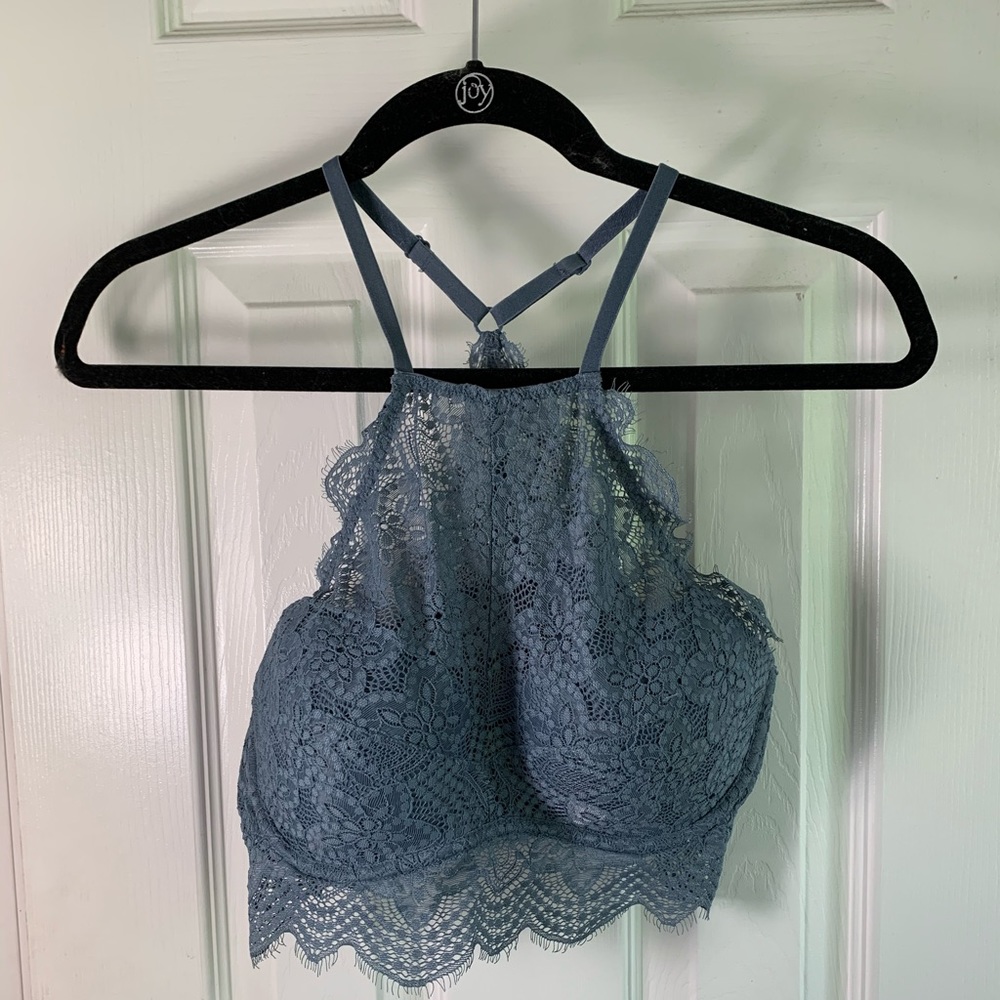 PINK Victoria’s Secret High Neck Racerback Bra